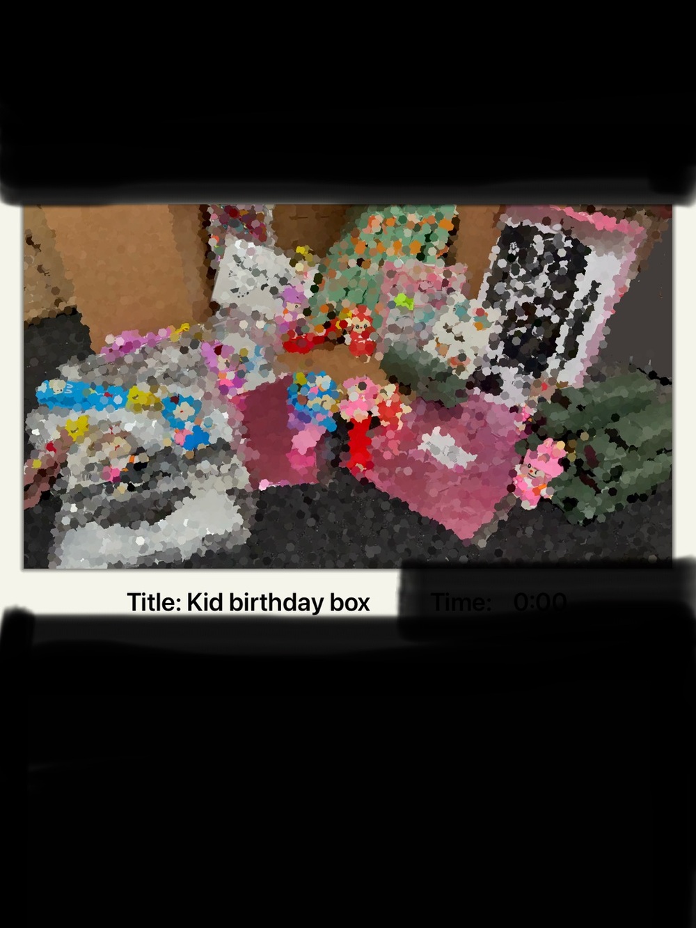 Kids Birthday Party Box - Assorted Celebration Kit